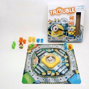 Despicable Me Minion Mayhem Pop-O-Matic Trouble Board Game - Complete